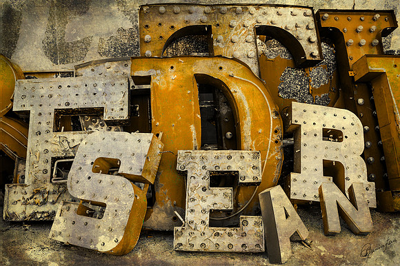 Neon Boneyard, 16x24, gallery wrap, $200.00
