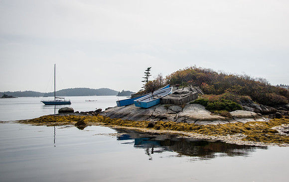 On the road to Peggy's Cove