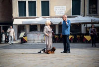 A conversation in Venice